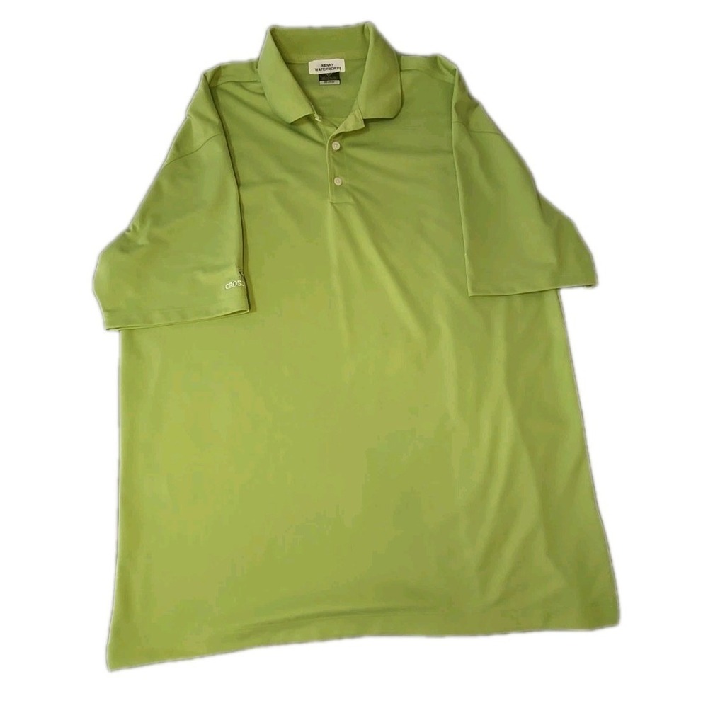 Nike Golf Fit Dry Crosswater Club Polo Shirt Mens XXL Green Embroidered Country